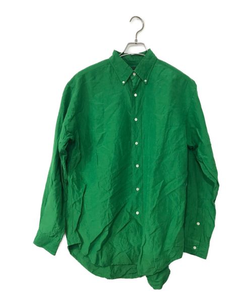 leno（リノ）leno (リノ) BUTTON DOWN SHIRT グリーン サイズ:2の古着・服飾アイテム