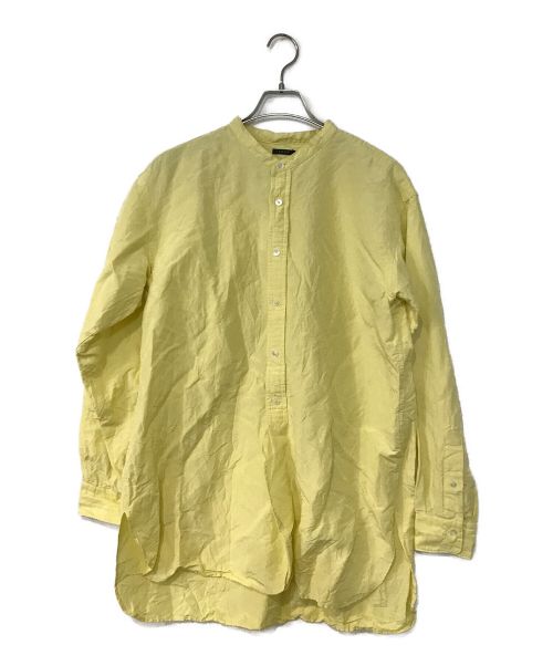 leno（リノ）leno (リノ) BAND COLLAR SHIRT イエロー サイズ:1の古着・服飾アイテム