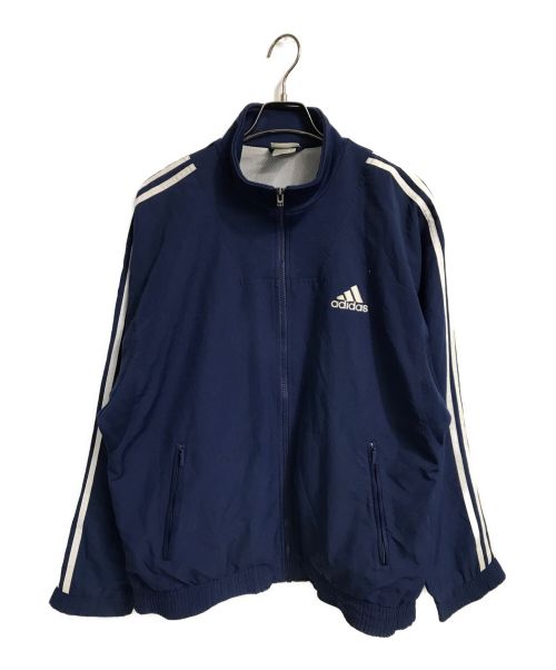 adidas（アディダス）adidas (アディダス) 古着スタンドカラージャケット ネイビー サイズ:Mの古着・服飾アイテム