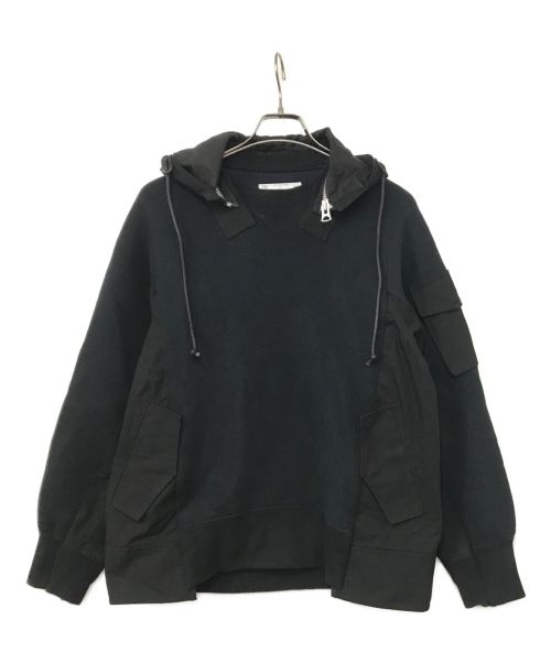 sacai（サカイ）sacai (サカイ) THE STORESPONGE SWEAT HOODIE ブラック サイズ:1の古着・服飾アイテム