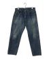 A.PRESSE（アプレッセ）の古着「Washed Denim Pants」｜ブルー