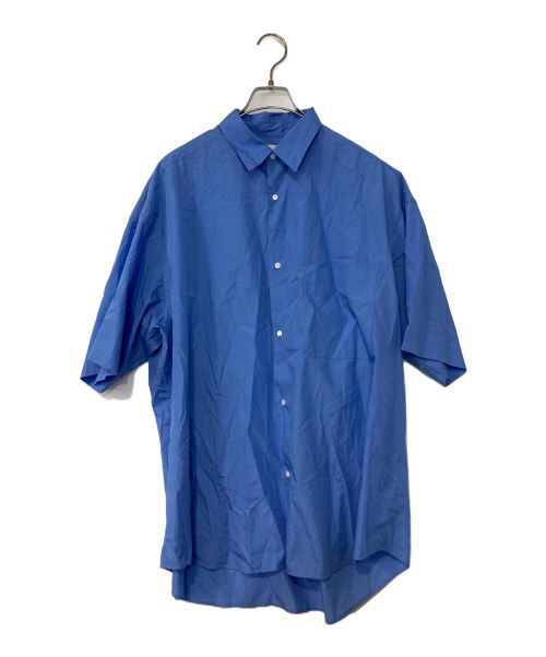 Graphpaper（グラフペーパー）Graphpaper (グラフペーパー) BROAD S/S OVERSIZED REGULAR COLLAR SHIRT スカイブルー サイズ:FREEの古着・服飾アイテム