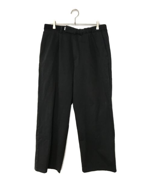 Graphpaper（グラフペーパー）Graphpaper (グラフペーパー) Compact Ponte Wide Chef Pants ブラック サイズ:FREEの古着・服飾アイテム