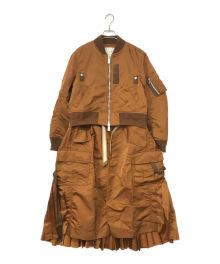 sacai（サカイ）の古着「MA-1ドッキングコート」｜ブラウン