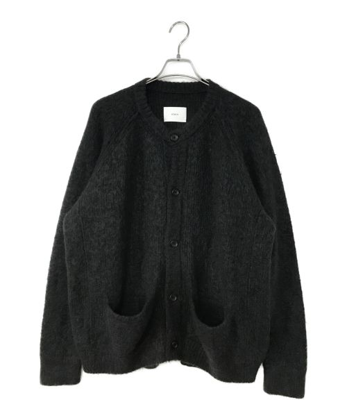 stein（シュタイン）stein (シュタイン) SUPER KID MOHAIR CARDIGAN グレー サイズ:Mの古着・服飾アイテム