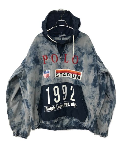 POLO RALPH LAUREN（ポロ・ラルフローレン）POLO RALPH LAUREN (ポロ・ラルフローレン) TIEDYE 1992 STADIUM ANORAK ネイビー サイズ:XXLの古着・服飾アイテム