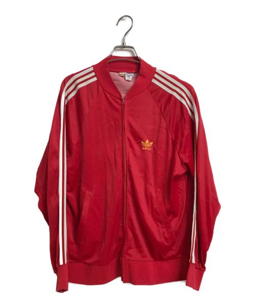 adidas（アディダス）adidas (アディダス) トラックジャケット レッド サイズ:180の古着・服飾アイテム