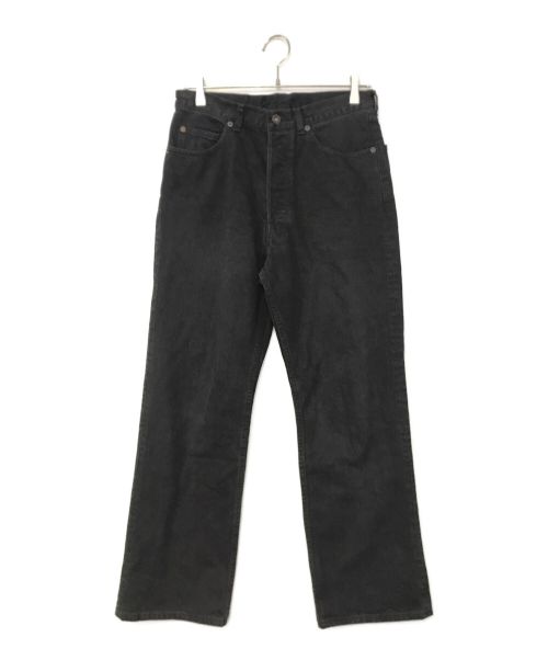 MARKA（マーカ）MARKA (マーカ) SHOE CUT JEANS ブラック サイズ:1の古着・服飾アイテム