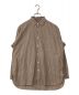 MARKA（マーカ）の古着「WIDE COLLAR SHIRTS ワイドカラー シャツ」｜ベージュ