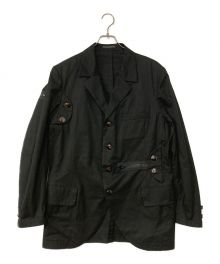 Yohji Yamamoto pour homme（ヨウジヤマモト プールオム）の古着「ジップデザインテーラードジャケット」｜ブラック