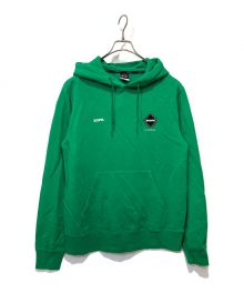 SOPH.×F.C.R.B.（ソフネット×エフシーアールビー）の古着「LOGO APPLIQUE PULLOVER SWEAT HOODIE」｜グリーン