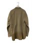AURALEE (オーラリー) ウールキッドモヘアギャバジンシャツ ブラウン サイズ:4：10000円
