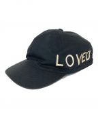 GUCCIグッチ）の古着「LOVED キャップ」｜ブラック