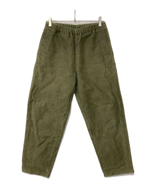 NIGEL CABOURN（ナイジェルケーボン）NIGEL CABOURN (ナイジェルケーボン) GYM PANT HEAVY CANVAS MOLESKIN オリーブ サイズ:32の古着・服飾アイテム