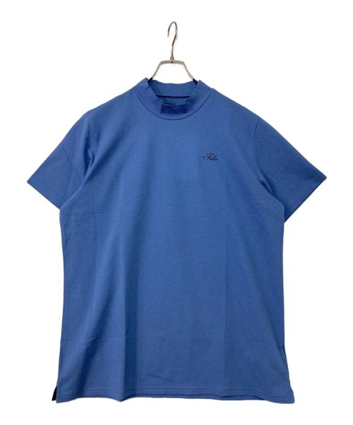 Felisi（フェリージ）Felisi (フェリージ) BLOCK CHECK HIGH NECK ブルー サイズ:XLの古着・服飾アイテム