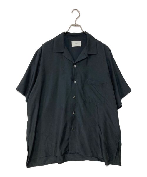 stein（シュタイン）stein (シュタイン) CUPRO OPEN COLLAR SS SHIRT ネイビー サイズ:Mの古着・服飾アイテム