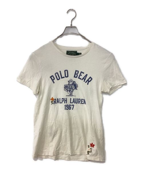 POLO COUNTRY（ポロカントリー）POLO COUNTRY (ポロカントリー) POLO BEAR TEE ホワイト サイズ:Mの古着・服飾アイテム