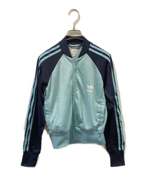 adidas（アディダス）adidas (アディダス) トラックジャケット スカイブルー サイズ:Lの古着・服飾アイテム