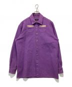 RAF SIMONSラフシモンズ）の古着「SLIM FIT DENIM SHIRT」｜パープル