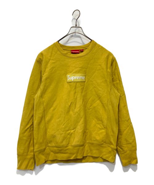 SUPREME（シュプリーム）Supreme (シュプリーム) ボックスロゴスウェット マスタード サイズ:Ⅿの古着・服飾アイテム