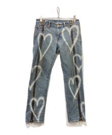 doublet（ダブレット）の古着「ZIP UP STRETCH DENIM PANTS」｜インディゴ