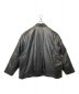 EVISEN (エビセン) SINGLE LEATHER DOWN JKT ブラック サイズ:XL：50000円