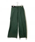 Graphpaperグラフペーパー）の古着「TYPEWRITER COOK PANT」｜グリーン