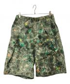 SASQUATCHfabrix.サスクワッチファブリックス）の古着「NORINAGASHI SHORTS」｜グリーン