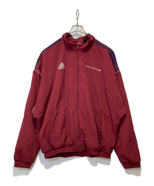 Gosha Rubchinskiy（ゴーシャラブチンスキー）Gosha Rubchinskiy (ゴーシャラブチンスキー) adidas (アディダス) TRACK TOP バーガンディー サイズ:Lの古着・服飾アイテム