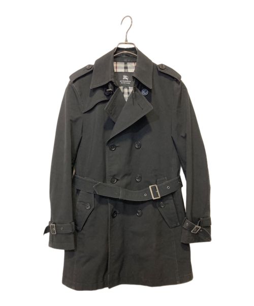 BURBERRY BLACK LABEL（バーバリーブラックレーベル）BURBERRY BLACK LABEL (バーバリーブラックレーベル) トレンチコート ブラック サイズ:Ⅿの古着・服飾アイテム