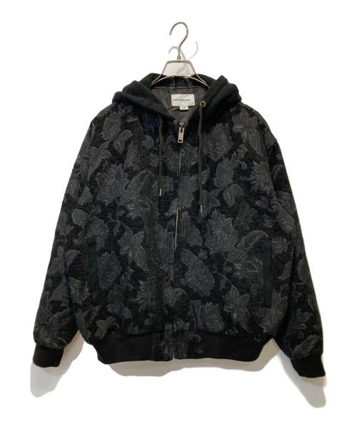 thisisneverthat（ディスイズネバーザット）thisisneverthat (ディスイズネバーザット) floral work jacket ブラック サイズ:Ⅿの古着・服飾アイテム