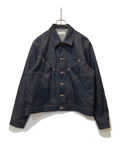 SAGE NATION（セイジ ネーション）sage NATION (セイジ ネーション) DENIM JIJI JACKET RAW インディゴ サイズ:Lの古着・服飾アイテム