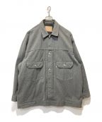 Graphpaperグラフペーパー）の古着「Colorfast Denim Jacket」｜グレー