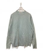 AURALEEオーラリー）の古着「WASHED FRENCH MERINO KNIT P/O」｜スカイブルー