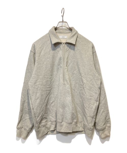 MARKA（マーカ）MARKA (マーカ) HALF ZIP POLO グレー サイズ:3の古着・服飾アイテム