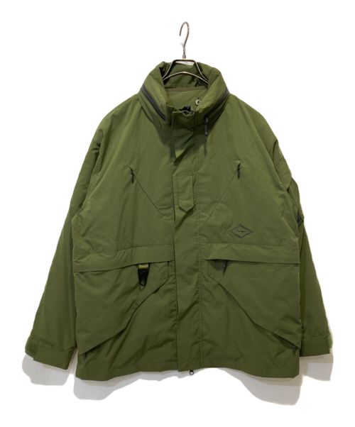 Manastash（マナスタッシュ）Manastash (マナスタッシュ) EXTRA MILE 3WAY エコワックスジャケット オリーブ サイズ:Ⅿの古着・服飾アイテム