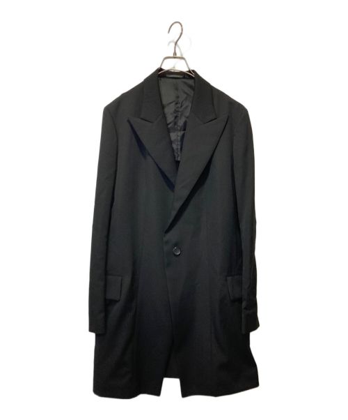 YOHJI YAMAMOTO（ヨウジヤマモト）YOHJI YAMAMOTO (ヨウジヤマモト) デザインロングジャケット ブラック サイズ:3の古着・服飾アイテム