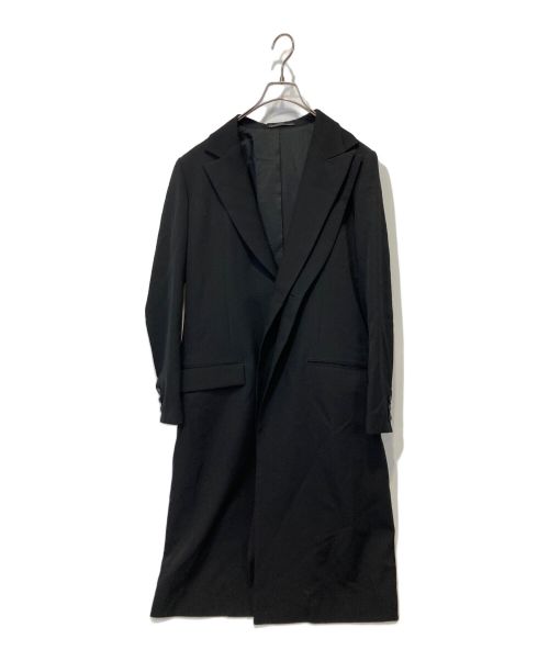 yohji yamamoto+noir（ヨウジヤマモトプリュスノアール）yohji yamamoto+Noir (ヨウジヤマモトプリュスノアール) デザインレイヤードコート ブラック サイズ:1の古着・服飾アイテム