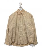 AURALEEオーラリー）の古着「WASHED FINX TWILL BIG SHIRTS」｜ベージュ