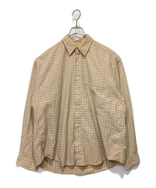 AURALEE（オーラリー）AURALEE (オーラリー) WASHED FINX TWILL BIG SHIRTS ベージュ サイズ:4の古着・服飾アイテム