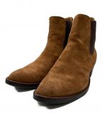 RRLダブルアールエル）の古着「Plainview Suede Chelsea Boot」｜キャメル