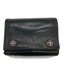 CHROME HEARTS（クロムハーツ）の古着「3FOLD WALLET」｜ブラック