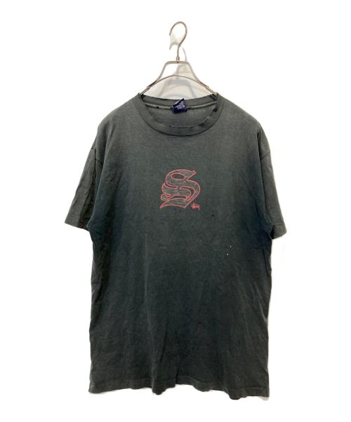 OLD STUSSY（オールドステューシー）OLD STUSSY (オールドステューシー) プリントTシャツ ブラック サイズ:XLの古着・服飾アイテム