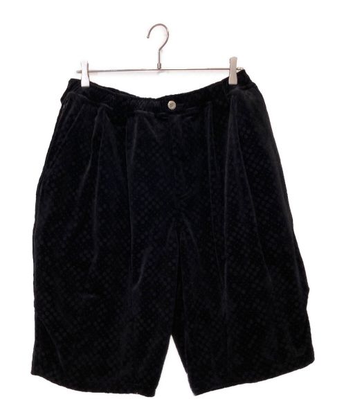 TIGHTBOOTH PRODUCTION（タイトブースプロダクション）TIGHTBOOTH PRODUCTION (タイトブースプロダクション) DOT VELOUR BIG SHORTS ブラック サイズ:XLの古着・服飾アイテム