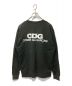 CDG (シーディージー) クルーネックスウェット ブラック サイズ:XL：10000円