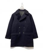 COMOLIコモリ）の古着「CAVALIER MELTON COAT」｜ネイビー