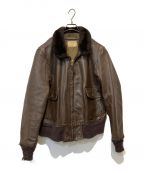 U'S NAVYユーエスネイビー）の古着「G-1 FLIGHT JACKET」｜ブラウン