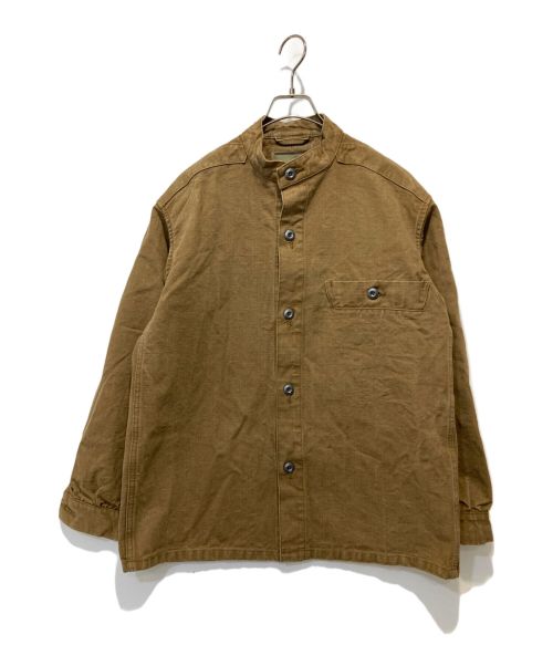 NIGEL CABOURN（ナイジェルケーボン）NIGEL CABOURN (ナイジェルケーボン) フロントボタンジャケット ブラウン サイズ:46の古着・服飾アイテム