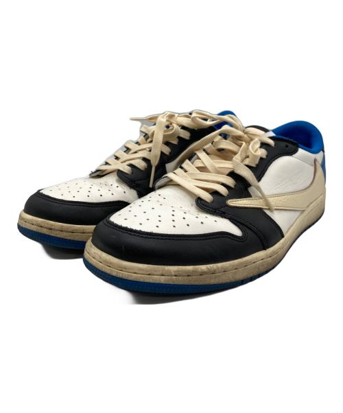 NIKE（ナイキ）NIKE (ナイキ) Travis Scott (トラヴィス スコット) FRAGMENTS (フラグメント) Air Jordan 1 Low OG SP ブルー サイズ:28.5ｃｍの古着・服飾アイテム