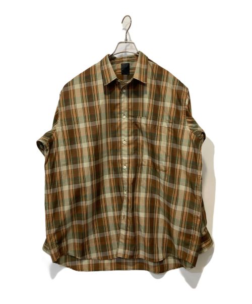 DAIWA PIER39（ダイワ ピア39）DAIWA PIER39 (ダイワ ピア39) TECH REGULAR COLLAR SHIRTS ブラウン サイズ:Lの古着・服飾アイテム